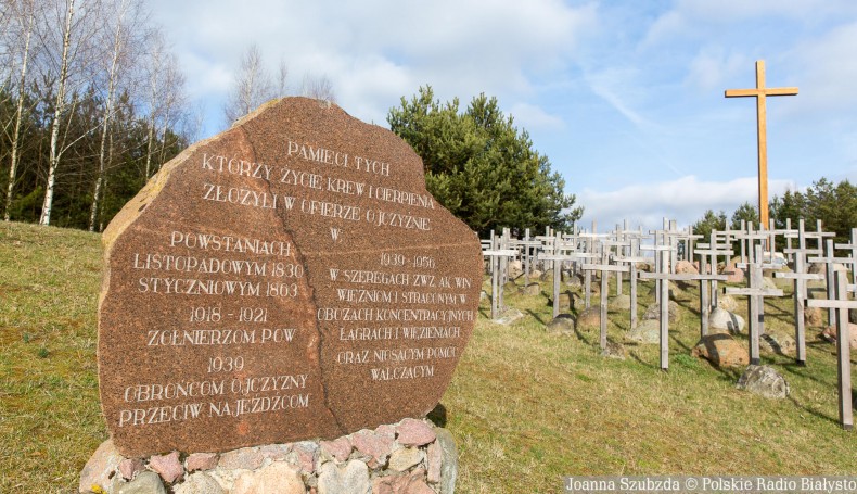 Wzgórze Krzyży w Gibach upamiętniające ofiary Obławy Augustowskiej, fot. Joanna Szubzda